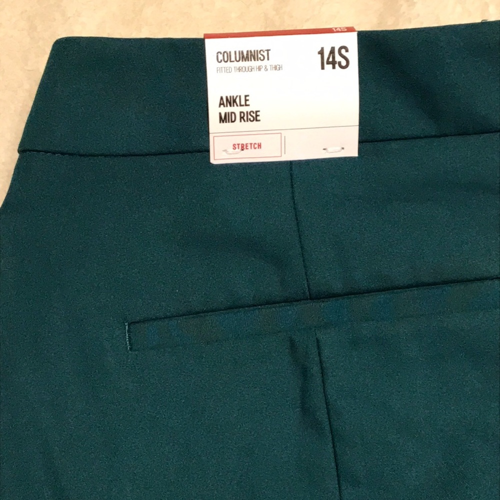 EXPRESS: Columnist Ankle Mid Rise Pant - Stretch